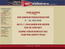 Tablet Screenshot of libertypizza.de